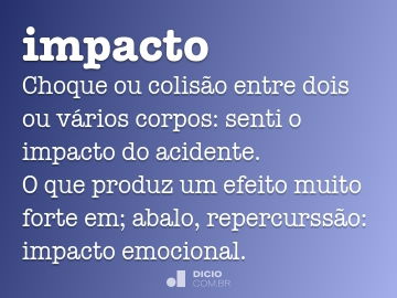 Significado de Impactar