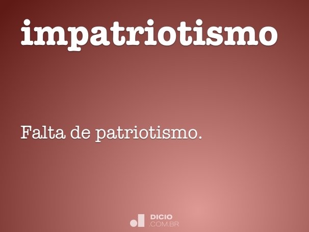 impatriotismo