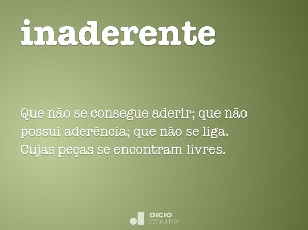 inaderente