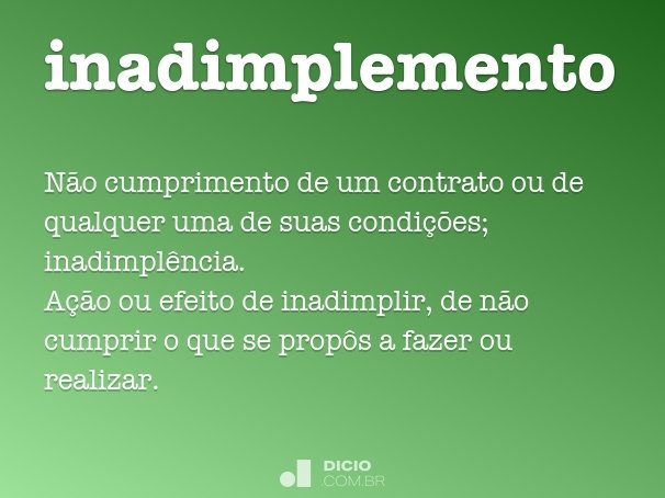 inadimplemento