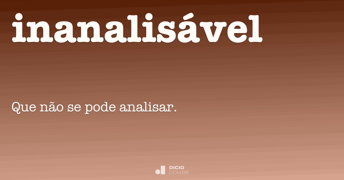 Analisar - Dicio, Dicionário Online de Português