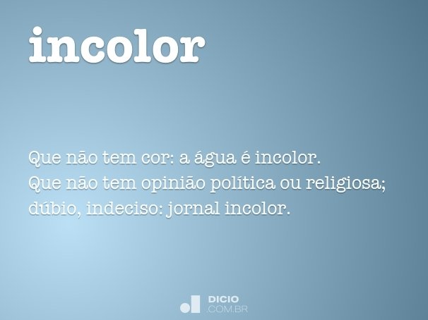 incolor