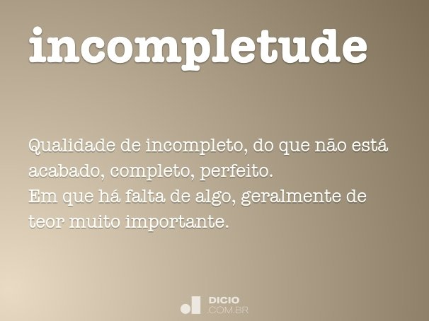 incompletude