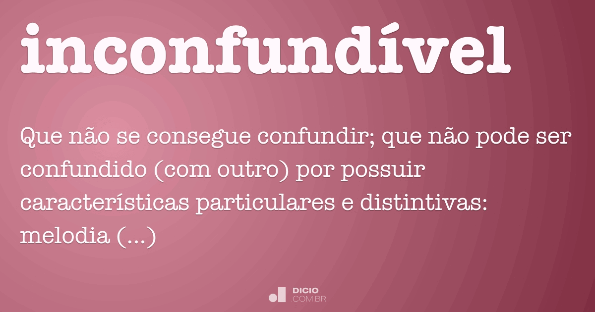 Inconfiável - Dicio, Dicionário Online de Português