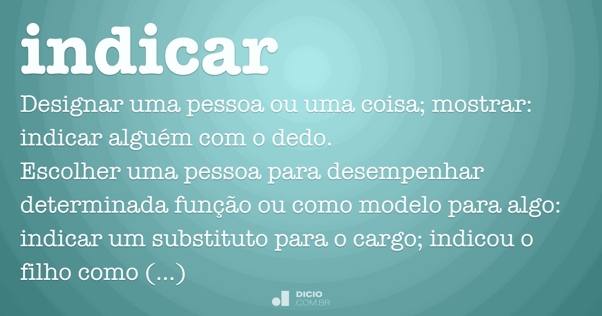 Apontear - Dicio, Dicionário Online de Português