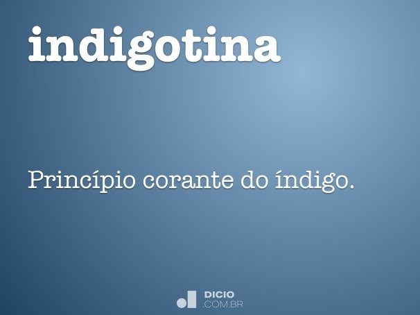 indigotina