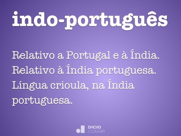 indo-português