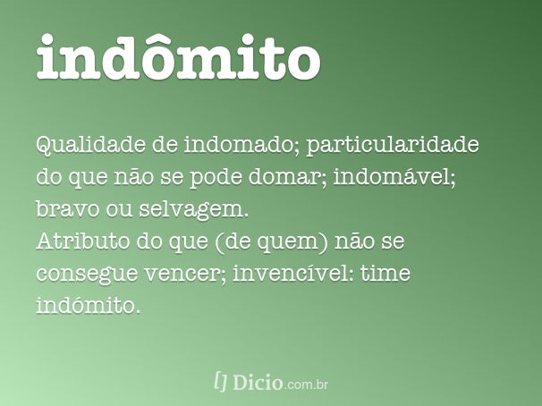 indômito
