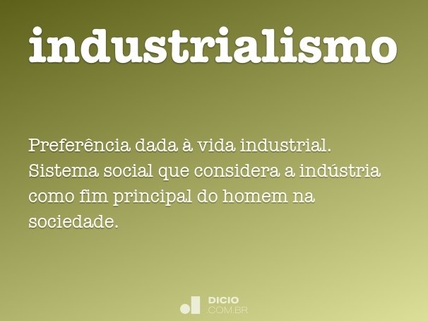 industrialismo