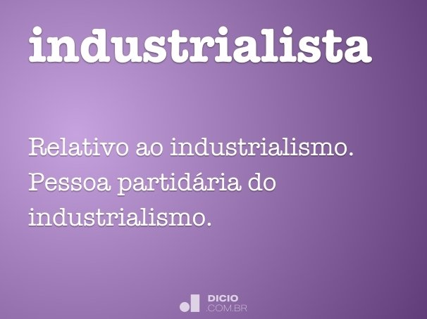 industrialista
