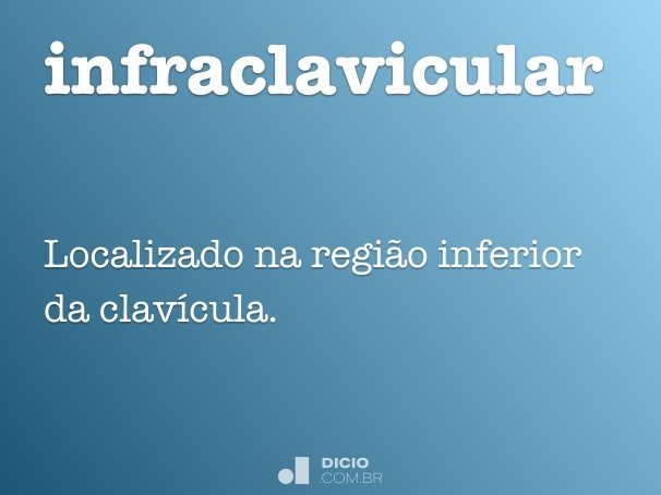 infraclavicular