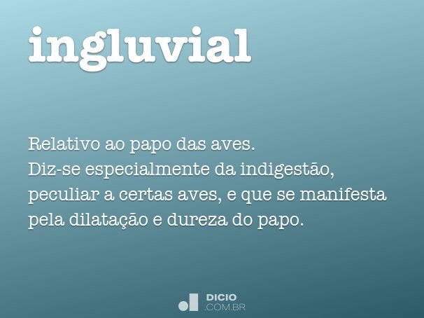 ingluvial