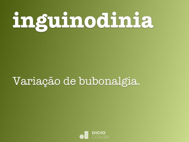 inguinodinia