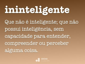 Inteligente - Dicio, Dicionário Online de Português