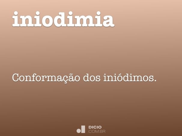 iniodimia
