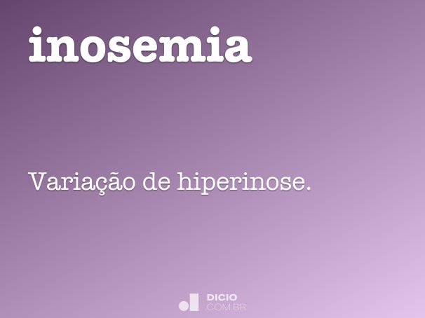 inosemia