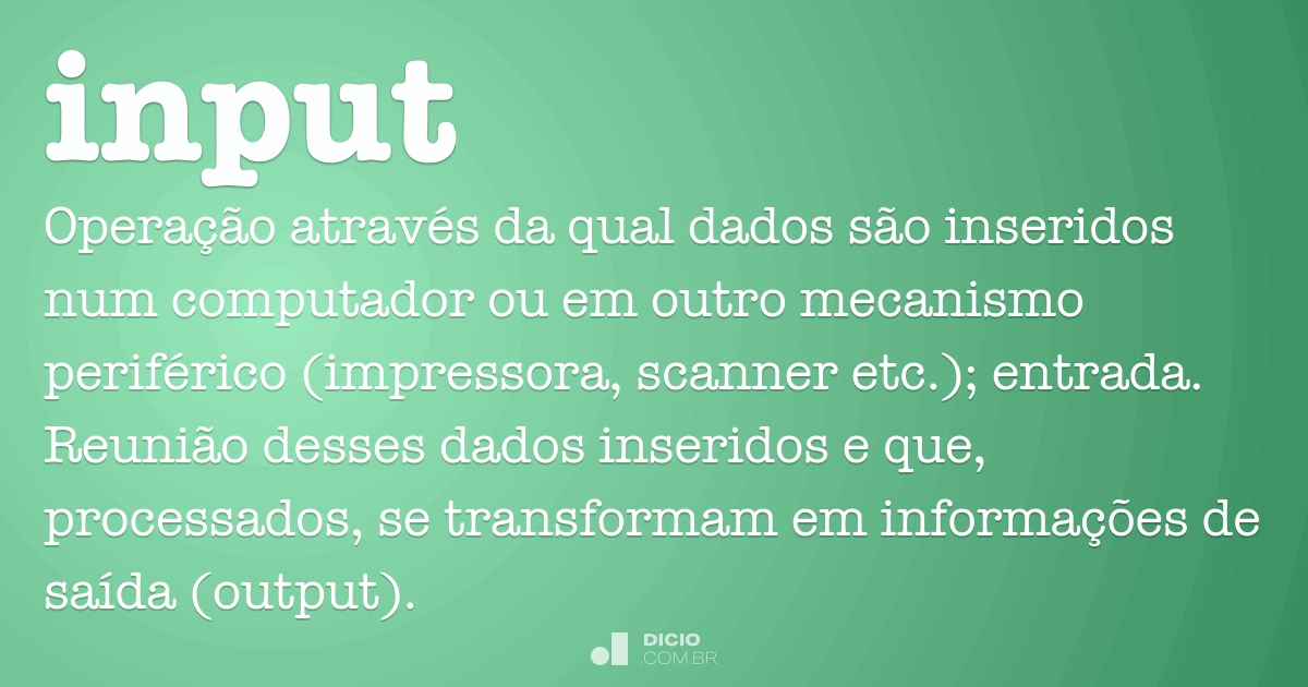 Insumo - Dicio, Dicionário Online de Português