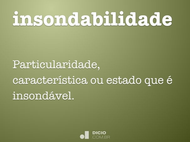 insondabilidade