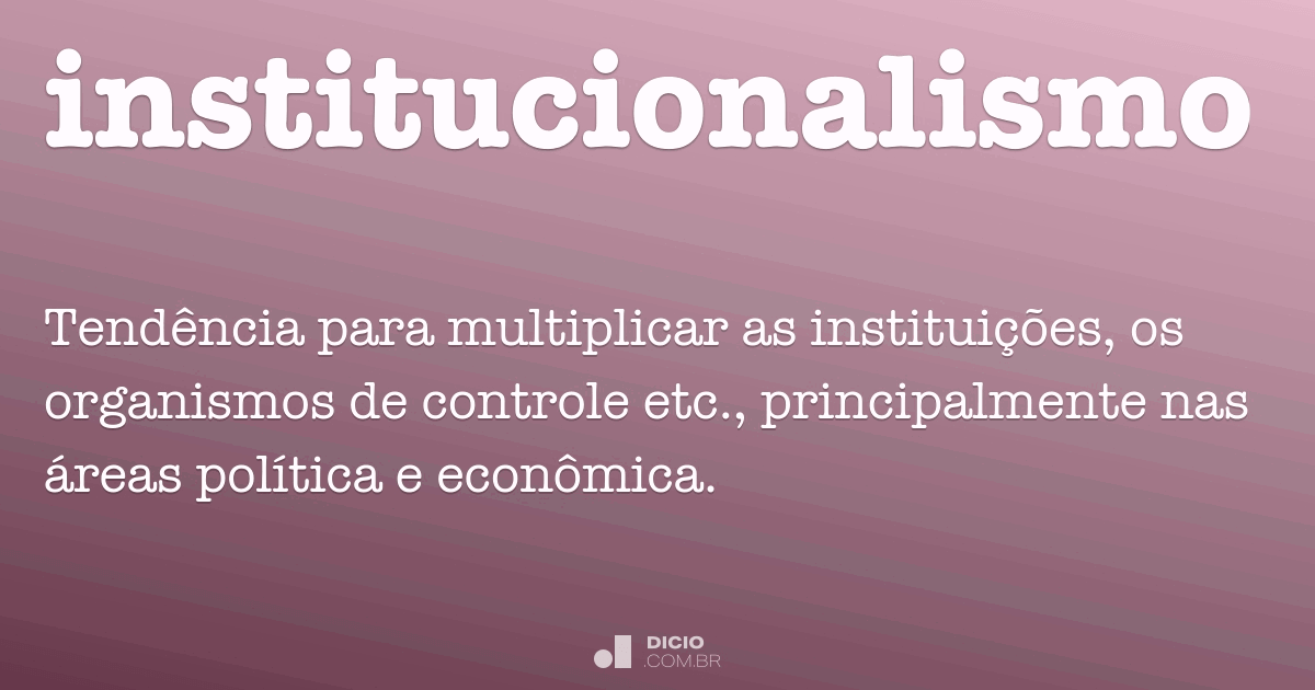 Institucionalismo - Printable Templates Free