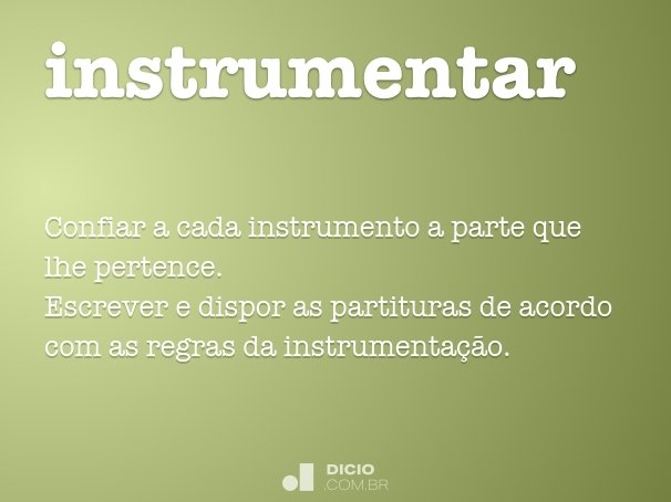instrumentar
