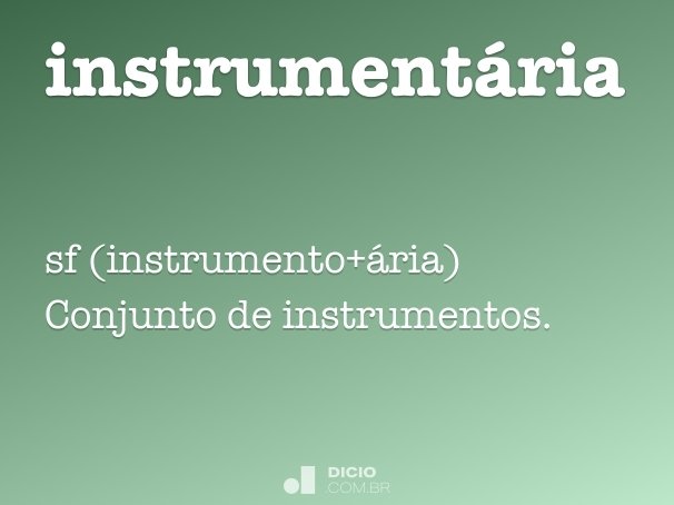 instrumentária