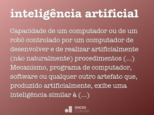 inteligência artificial