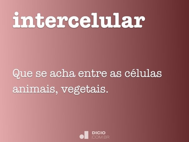 intercelular