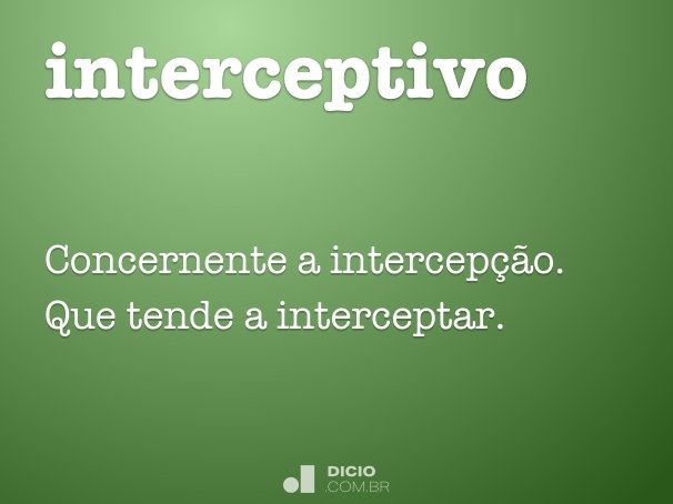 interceptivo