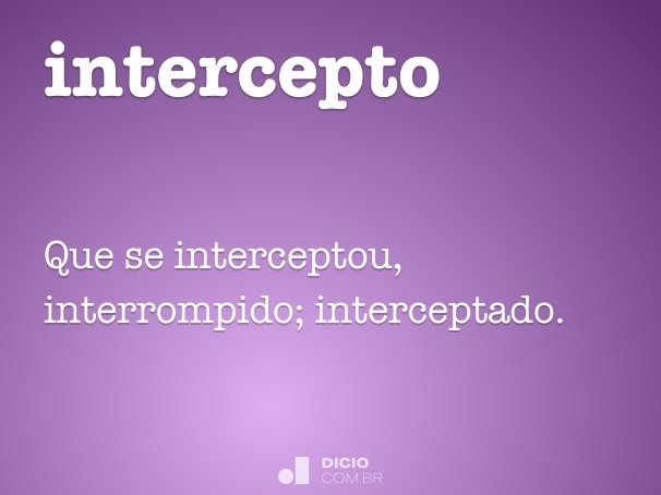 intercepto