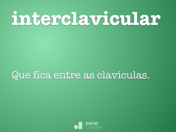 interclavicular