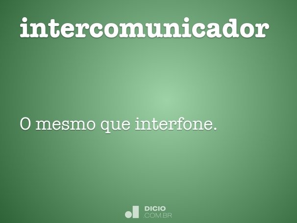 intercomunicador
