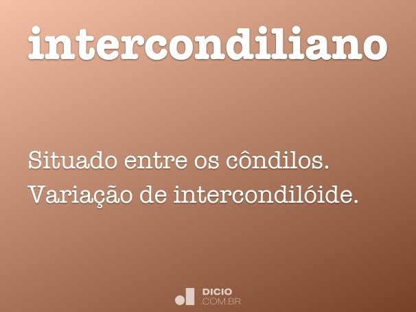 intercondiliano