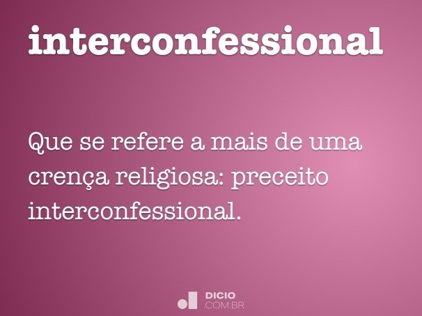 interconfessional