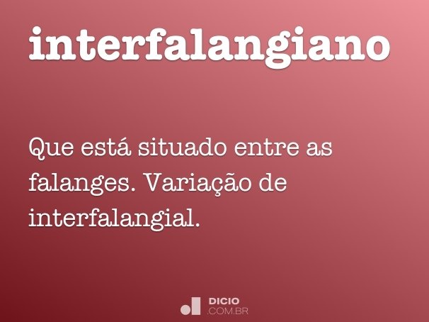 interfalangiano