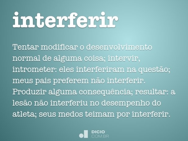 interferir