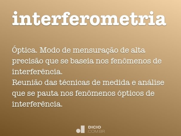 interferometria