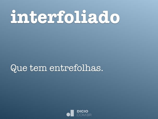 interfoliado