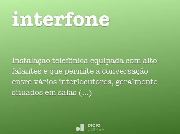 interfone