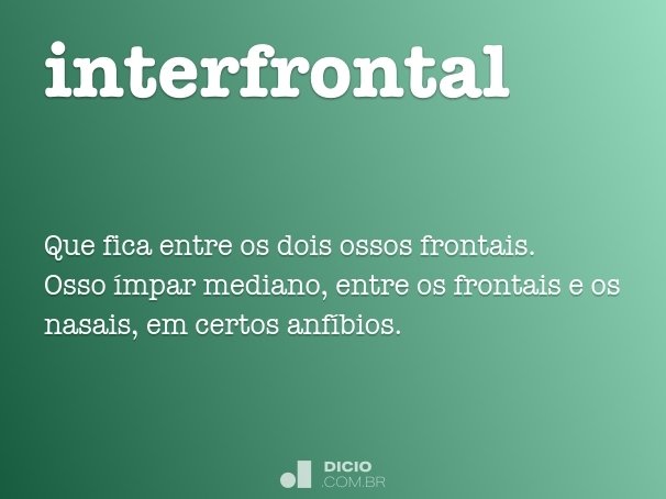 interfrontal