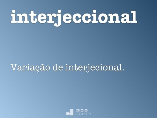 interjeccional