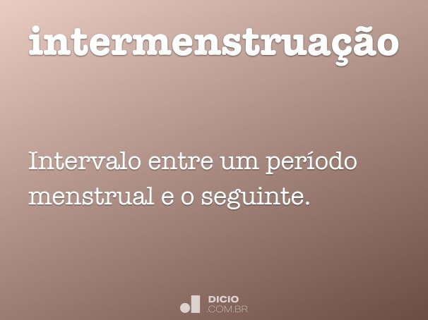 intermenstruação