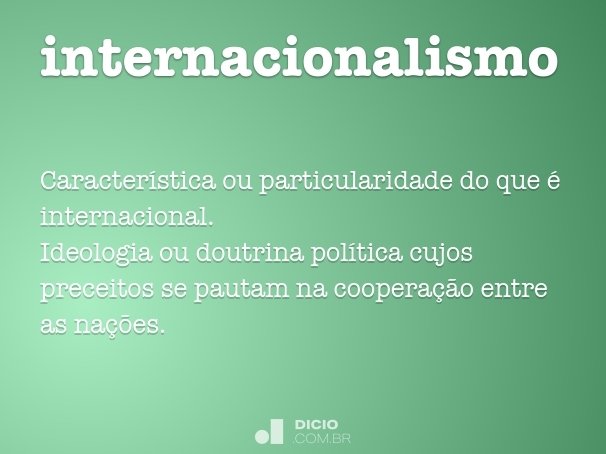 internacionalismo