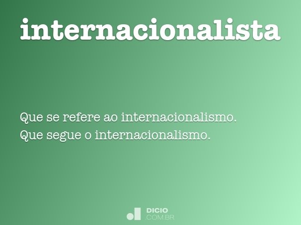 internacionalista