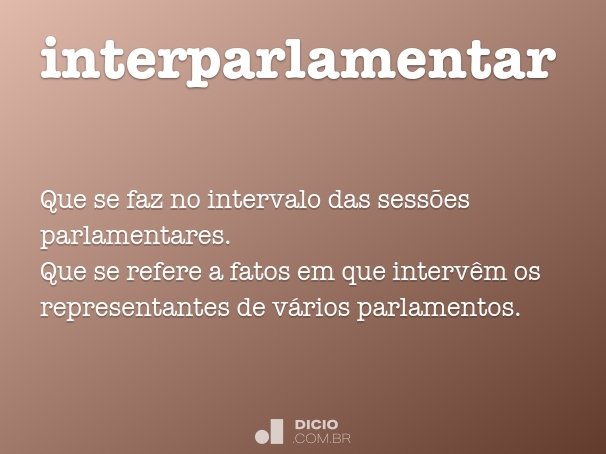 interparlamentar