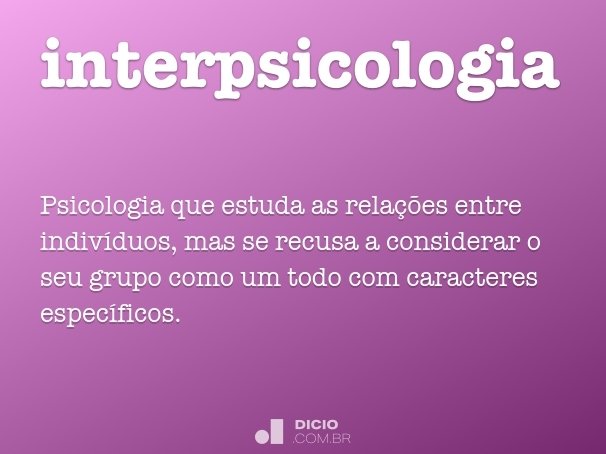 interpsicologia