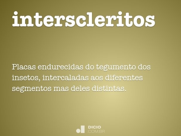 interscleritos