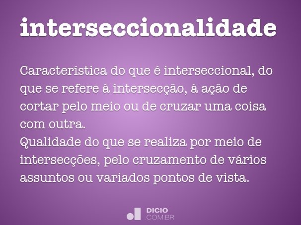 interseccionalidade