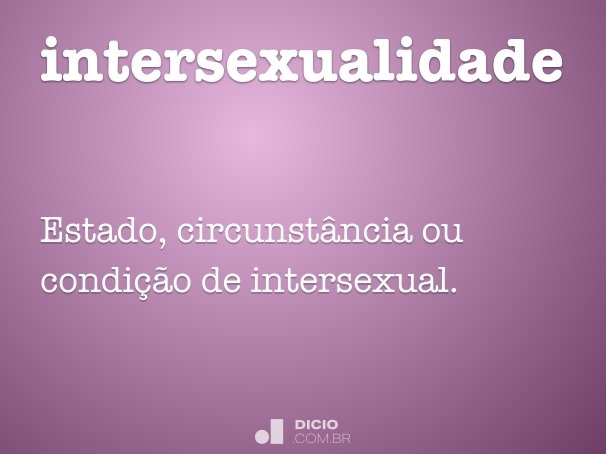 intersexualidade