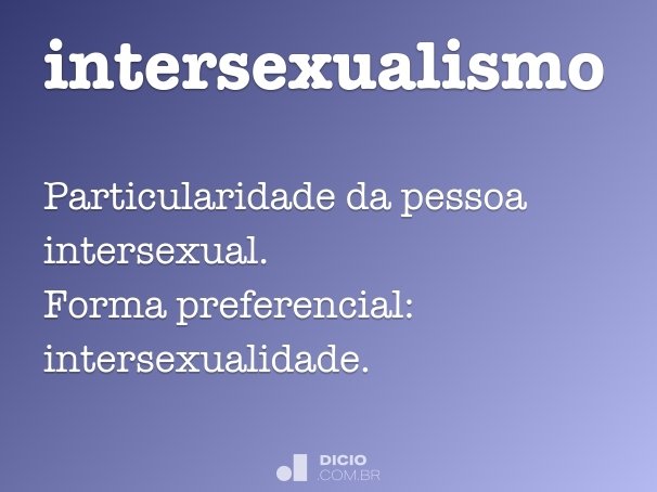 intersexualismo