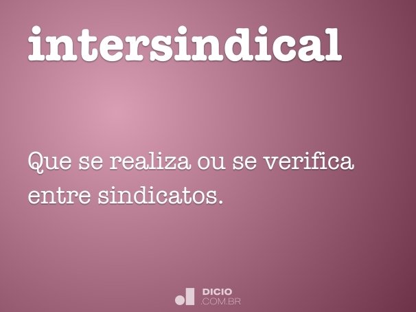 intersindical